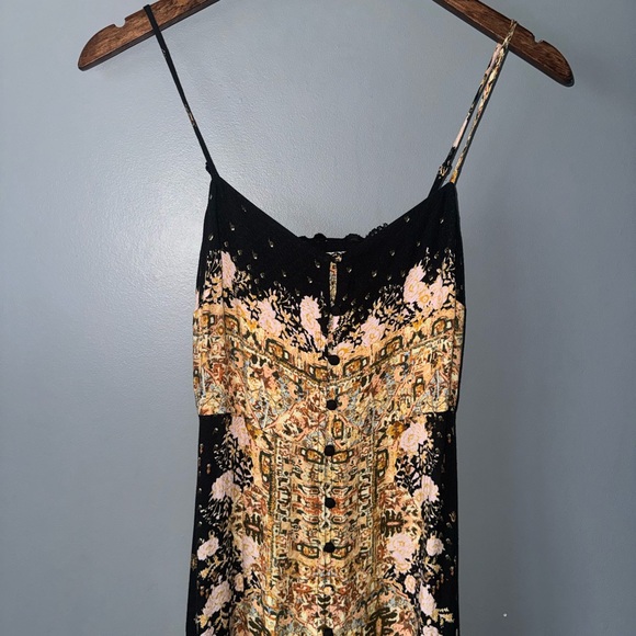 Free People Morning Song printed maxi slip dress. - Picture 3 of 10